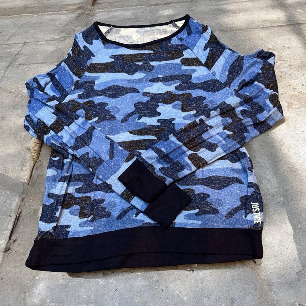 Justice Cold Shoulder Pullover 14/16